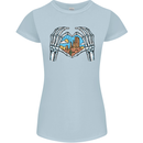 Love the Desert Safari Sand Cruising Womens Petite Cut T-Shirt Light Blue