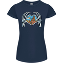 Love the Desert Safari Sand Cruising Womens Petite Cut T-Shirt Navy Blue