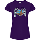 Love the Desert Safari Sand Cruising Womens Petite Cut T-Shirt Purple