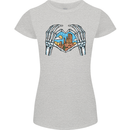 Love the Desert Safari Sand Cruising Womens Petite Cut T-Shirt Sports Grey