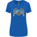 Love the Desert Safari Sand Cruising Womens Wider Cut T-Shirt Royal Blue