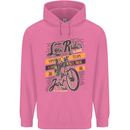 Low Rider Classic Chopper Biker Motorcycle Childrens Kids Hoodie Azalea