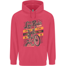 Low Rider Classic Chopper Biker Motorcycle Childrens Kids Hoodie Heliconia