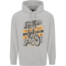 Low Rider Classic Chopper Biker Motorcycle Childrens Kids Hoodie Sports Grey