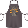 Low Rider Classic Chopper Biker Motorcycle Cotton Apron 100% Organic Dark Grey