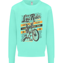 Low Rider Classic Chopper Biker Motorcycle Kids Sweatshirt Jumper Peppermint