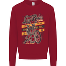 Low Rider Classic Chopper Biker Motorcycle Kids Sweatshirt Jumper Red
