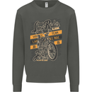 Low Rider Classic Chopper Biker Motorcycle Kids Sweatshirt Jumper Storm Grey