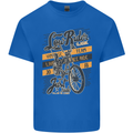 Low Rider Classic Chopper Biker Motorcycle Kids T-Shirt Childrens Royal Blue