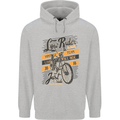 Low Rider Classic Chopper Biker Motorcycle Mens 80% Cotton Hoodie Sports Grey