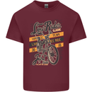 Low Rider Classic Chopper Biker Motorcycle Mens Cotton T-Shirt Tee Top Maroon