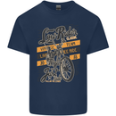 Low Rider Classic Chopper Biker Motorcycle Mens Cotton T-Shirt Tee Top Navy Blue