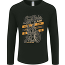 Low Rider Classic Chopper Biker Motorcycle Mens Long Sleeve T-Shirt Black