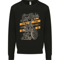 Low Rider Classic Chopper Biker Motorcycle Mens Sweatshirt Jumper Black