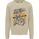 Low Rider Classic Chopper Biker Motorcycle Mens Sweatshirt Jumper Sand