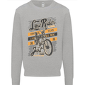 Low Rider Classic Chopper Biker Motorcycle Mens Sweatshirt Jumper Sports Grey