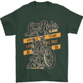 Low Rider Classic Chopper Biker Motorcycle Mens T-Shirt Cotton Gildan Forest Green