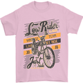 Low Rider Classic Chopper Biker Motorcycle Mens T-Shirt Cotton Gildan Light Pink