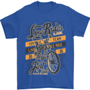 Low Rider Classic Chopper Biker Motorcycle Mens T-Shirt Cotton Gildan Royal Blue