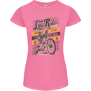 Low Rider Classic Chopper Biker Motorcycle Womens Petite Cut T-Shirt Azalea