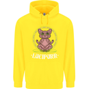 Lucipurr Demonic Hail Satan Cat Evil Childrens Kids Hoodie Yellow