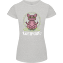 Lucipurr Demonic Hail Satan Cat Evil Womens Petite Cut T-Shirt Sports Grey