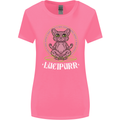 Lucipurr Demonic Hail Satan Cat Evil Womens Wider Cut T-Shirt Azalea