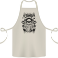 Lucky Dice Skull Motorbike Biker Motorcycle Cotton Apron 100% Organic Natural