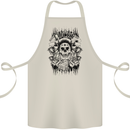 Lucky Dice Skull Motorbike Biker Motorcycle Cotton Apron 100% Organic Natural