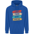 Lucky Fishing Shirt Fisherman Funny Childrens Kids Hoodie Royal Blue