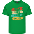Lucky Fishing Shirt Fisherman Funny Kids T-Shirt Childrens Irish Green