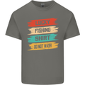 Lucky Fishing Shirt Fisherman Funny Mens Cotton T-Shirt Tee Top Charcoal