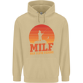 MILF Fishing Funny Fisherman Father's Day Mens 80% Cotton Hoodie Sand