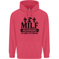 MILF Mushrooms I Like To Forage Childrens Kids Hoodie Heliconia