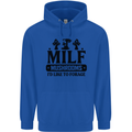 MILF Mushrooms I Like To Forage Childrens Kids Hoodie Royal Blue