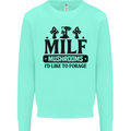 MILF Mushrooms I Like To Forage Mens Sweatshirt Jumper Peppermint