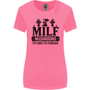 MILF Mushrooms I Like To Forage Womens Wider Cut T-Shirt Azalea