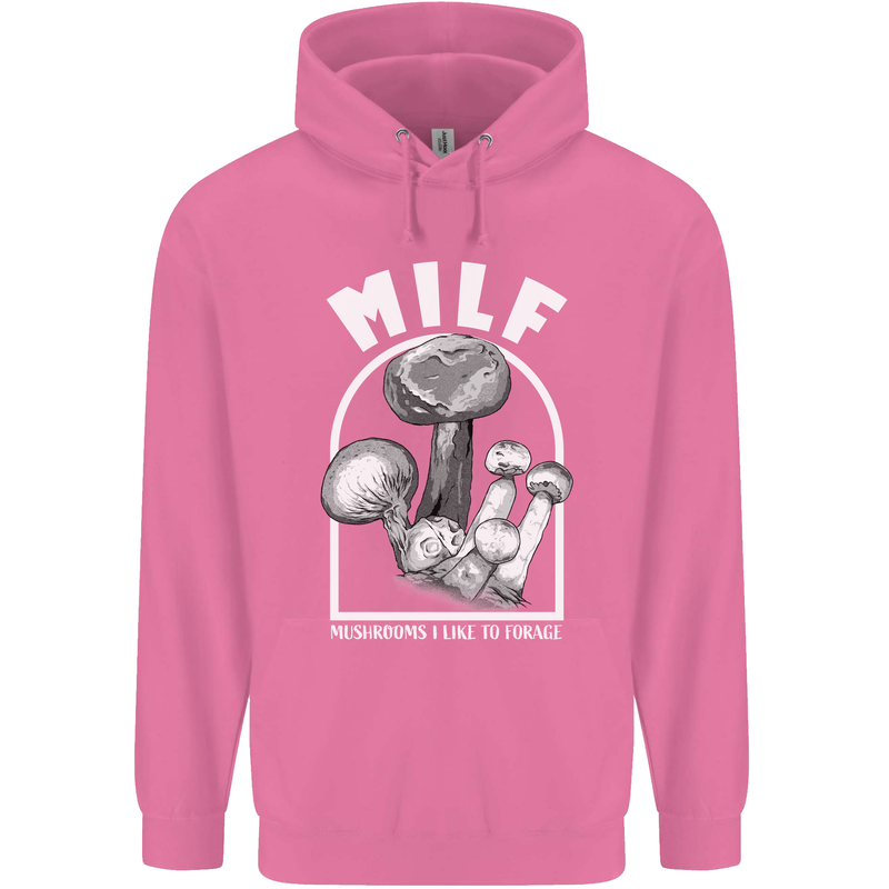 MILF Mushrooms I Like to Forage Childrens Kids Hoodie Azalea