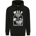 MILF Mushrooms I Like to Forage Childrens Kids Hoodie Black