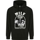 MILF Mushrooms I Like to Forage Childrens Kids Hoodie Black
