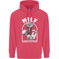 MILF Mushrooms I Like to Forage Childrens Kids Hoodie Heliconia