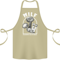 MILF Mushrooms I Like to Forage Cotton Apron 100% Organic Khaki