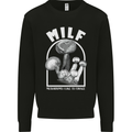 MILF Mushrooms I Like to Forage Kids Sweatshirt Jumper Black