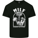 MILF Mushrooms I Like to Forage Kids T-Shirt Childrens Black