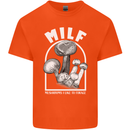 MILF Mushrooms I Like to Forage Kids T-Shirt Childrens Orange