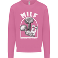 MILF Mushrooms I Like to Forage Mens Sweatshirt Jumper Azalea