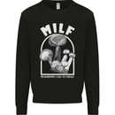 MILF Mushrooms I Like to Forage Mens Sweatshirt Jumper Black