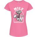 MILF Mushrooms I Like to Forage Womens Petite Cut T-Shirt Azalea