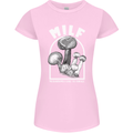 MILF Mushrooms I Like to Forage Womens Petite Cut T-Shirt Light Pink