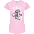 MILF Mushrooms I Like to Forage Womens Petite Cut T-Shirt Light Pink